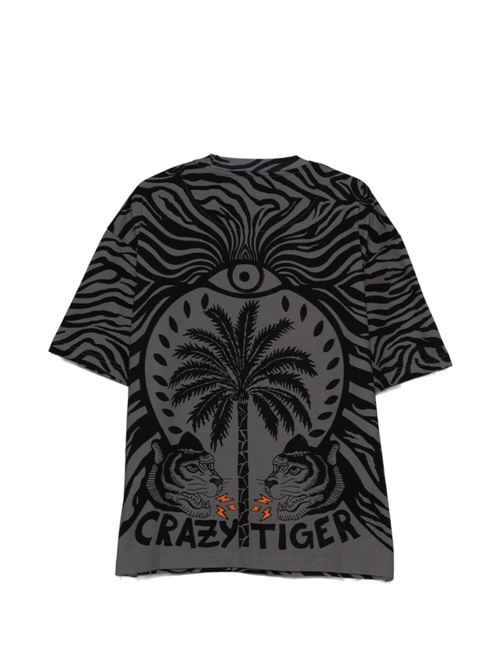 T-shirt uomo con stampa animalier JUST CAVALLI | 80OAHE13CJ118899